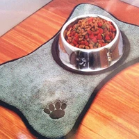 cotton pet food mat for dog cat teddy chihuahua samoyed husky shiba beagles cat dog feeding pad pets supplies accessories