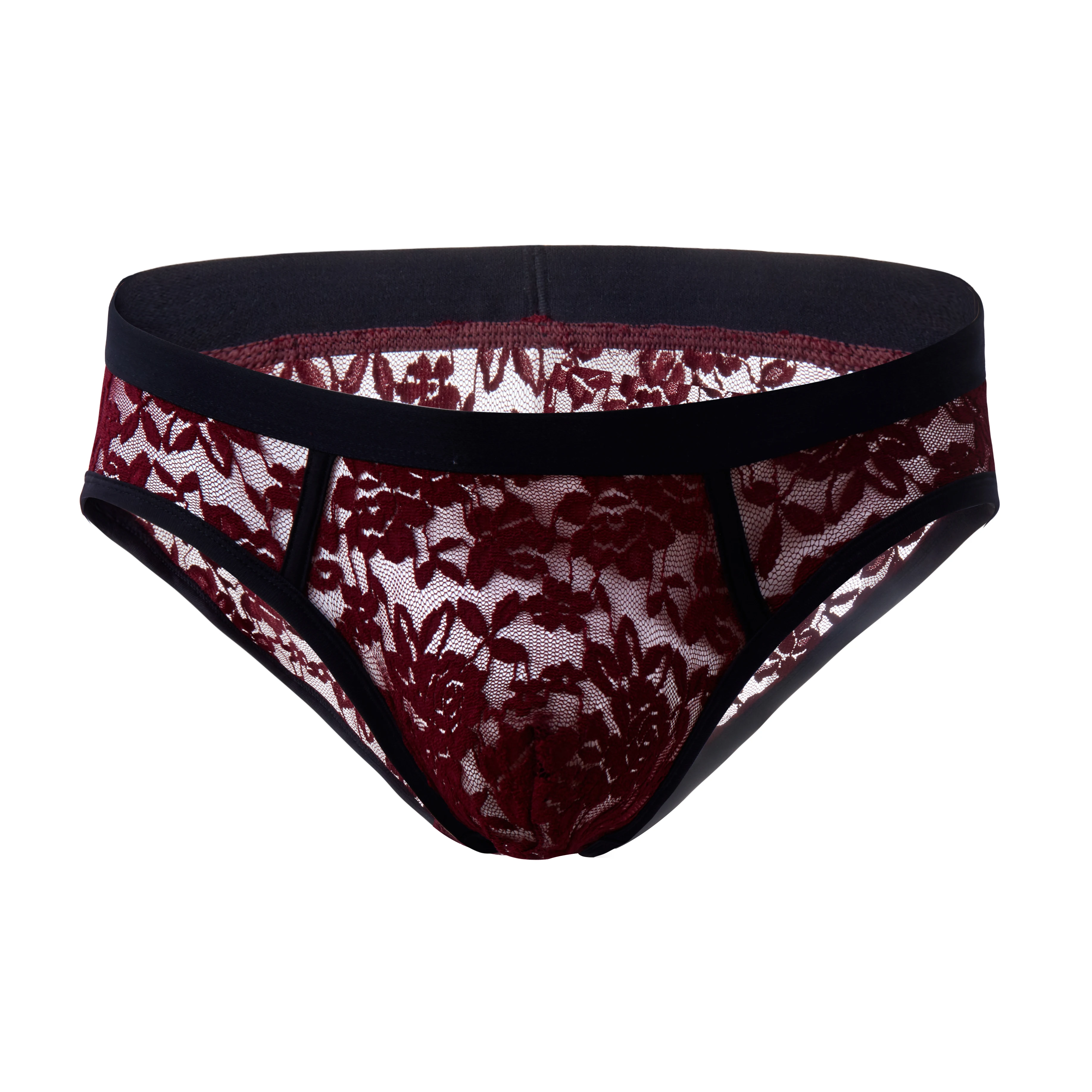 Сексуальное нижнее белье для мужчин короткие шорты кружевные трусы Мужские