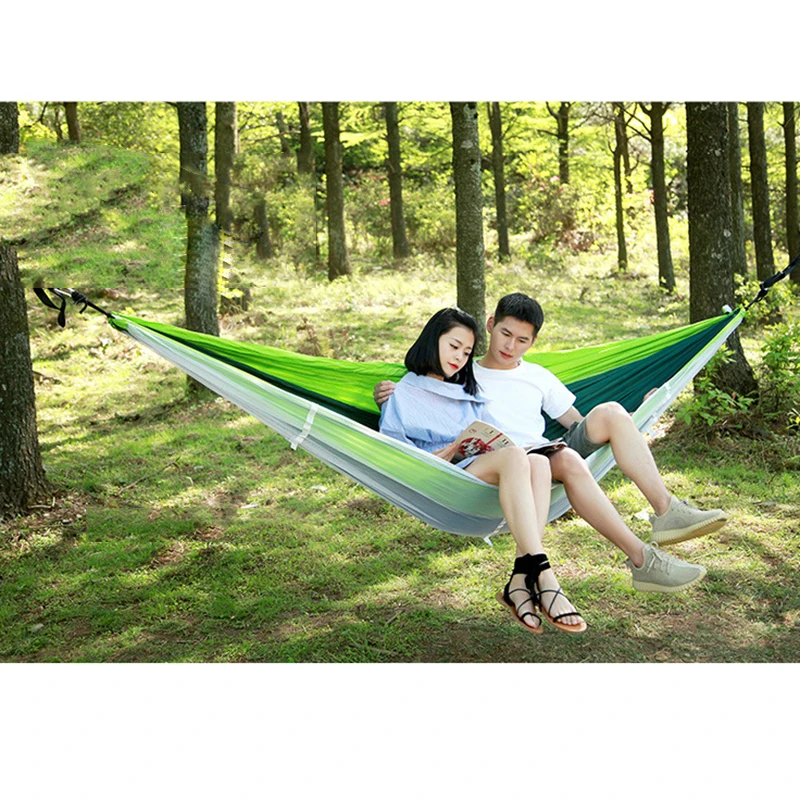 

Camping Hammock Mosquito Net Portable Hammocks Lightweight Nylon Tree Straps Outdoor salon de jardin exterieur outdoor furniture