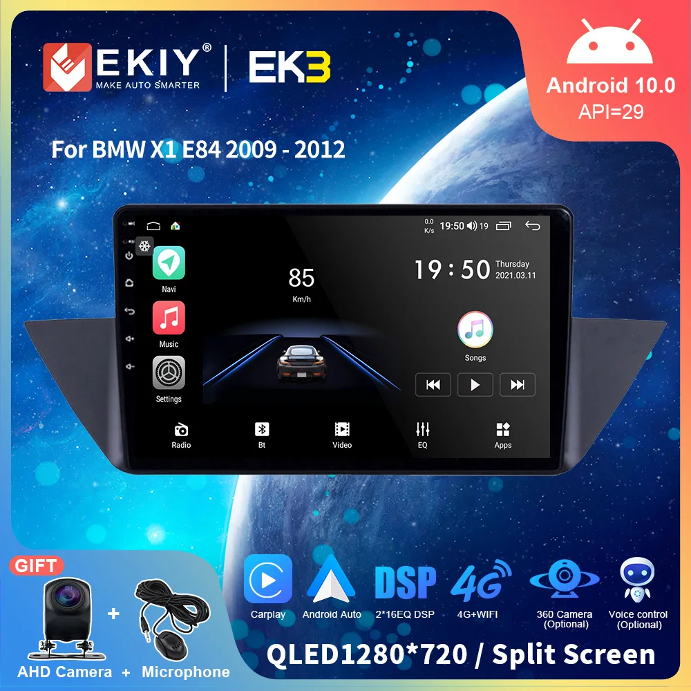 

EKIY Android 10 Car Radio For BMW X1 E84 2009 - 2012 Navigation GPS Multimedia Player Auto Stereo Player Head Unit No 2 Din DVD