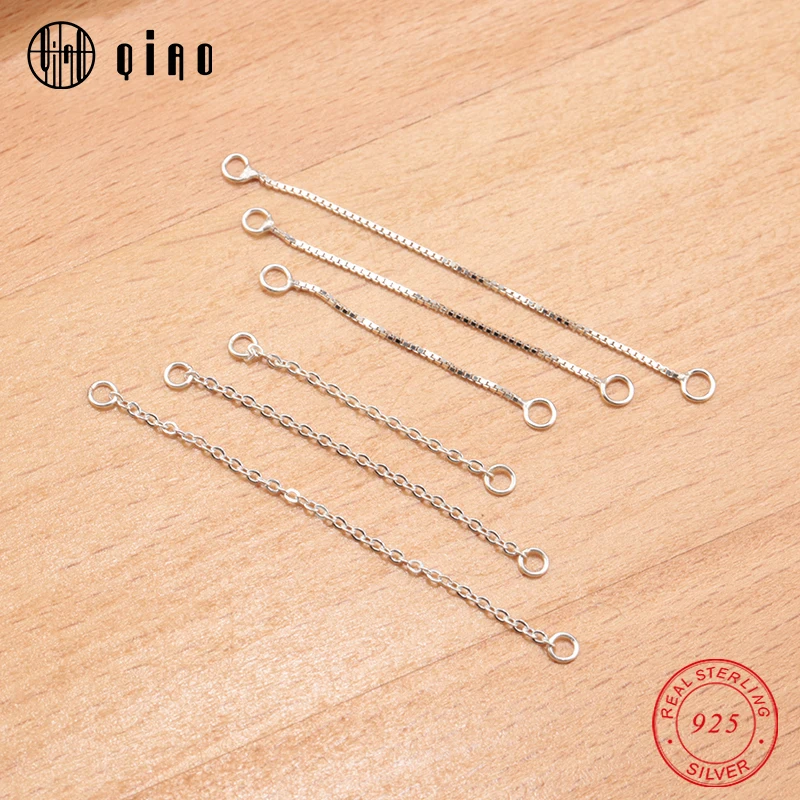 Цепочка-удлинитель для ювелирных изделий из 925 пробы серебра самостоятельного