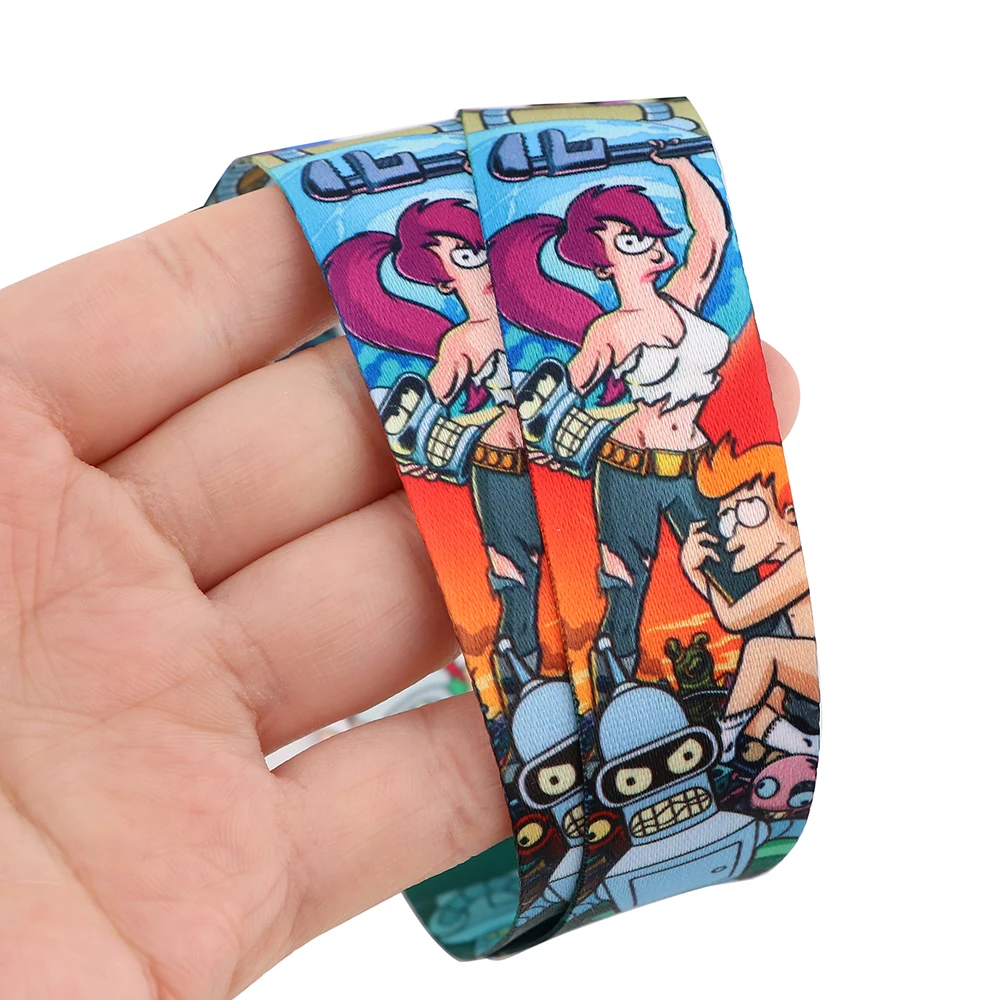 

DZ1731 Anime Lanyard For Keychain ID Card Pass Gym Mobile Phone USB Badge Holder Key Ring Neck Straps Accessories