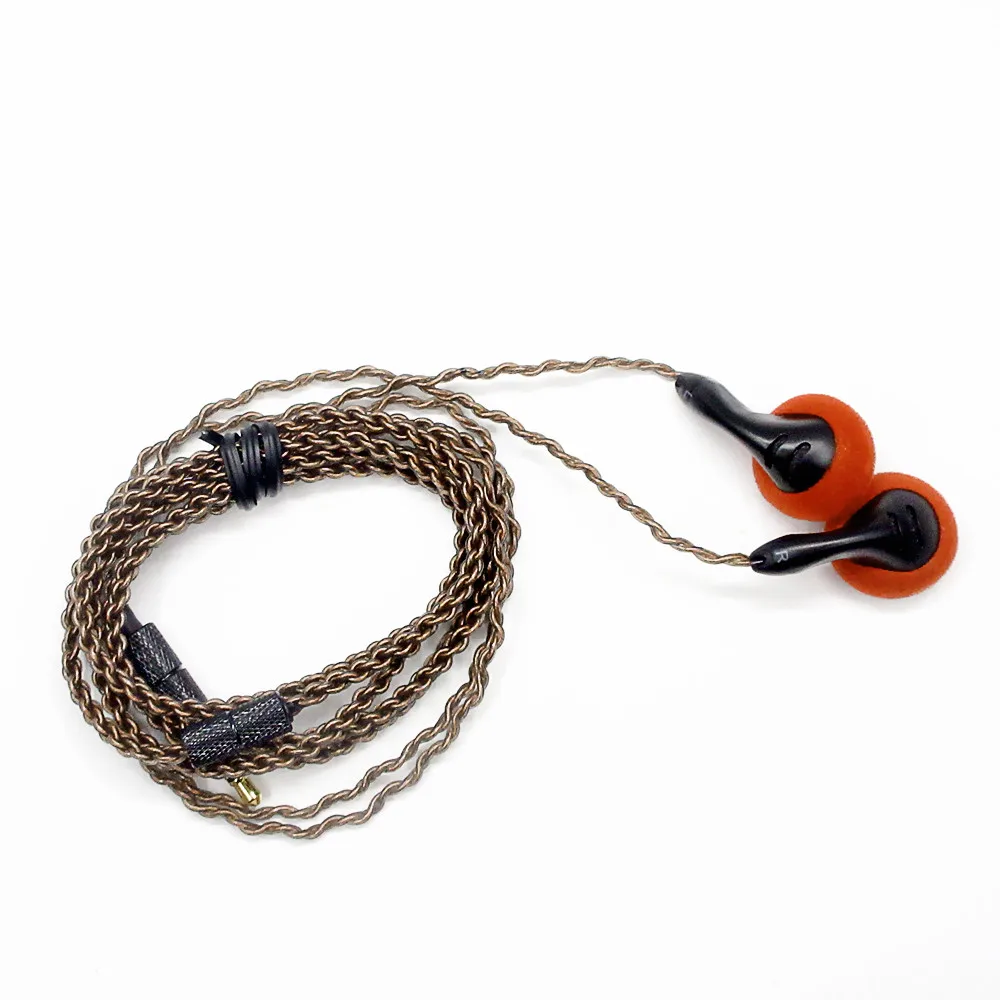 FENGRU DIY PK2 наушники вкладыши с плоской головкой Наушники Hi Fi регулятор баса DJ