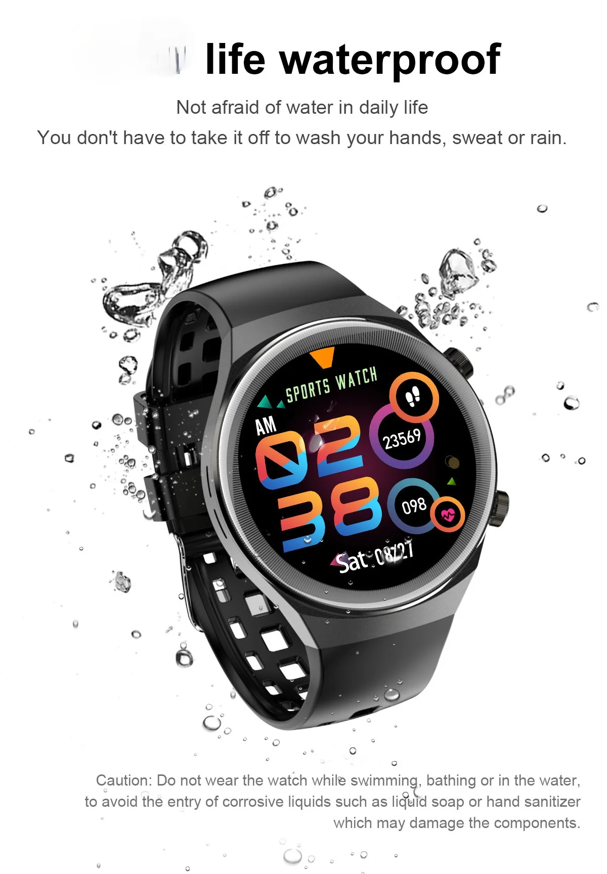 

2021 NEW Smart Watch With Bluetooth Calls Men Women Waterproof Smartwatch Fitness Bracelet For Android Huawei Apple