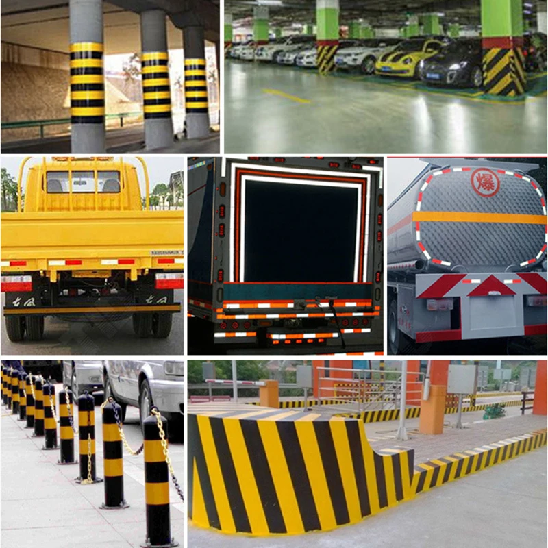 

Trucks Trailers Accessories 5cmx3m Reflective car Stickers Adhesive Tape For Trucks Trailers Safety White Red Yellow Reflective