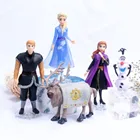 5-12 см 5 шт.лот Disney Замороженная Принцесса Эльза Анна королева олень игрушка из ПВХ фигурки героев украшения торта модели куклы Подарки