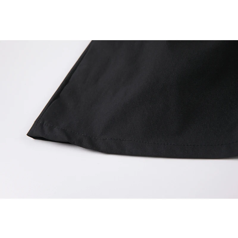 

2021 Black Gothic Punk Black Crop Dress Women Long Sleeve Retro Suspenders Belt Mini Frocks Streetwear Square Collar Trendy Lady