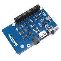 for raspberry pi ups power supply module gpio pin hat adapter for raspberry pi 4b3b3b us plug