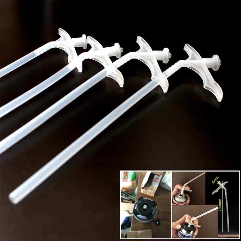 10 шт. Пластик PU Пенную насадку распылителя пузырь клеевой пистолет верхней