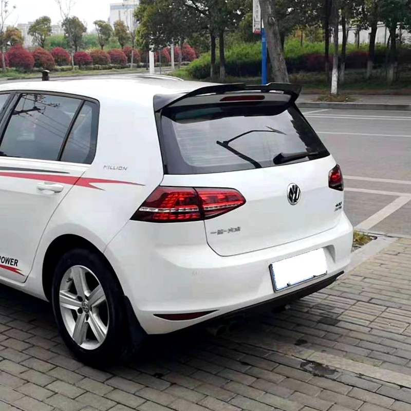 Для Volkswagen GOLF7 MK7- задний спойлер на крышу Высокое качество ABS Материал грунтовка цвет украшение в виде хвостового крыла для GOLF 7