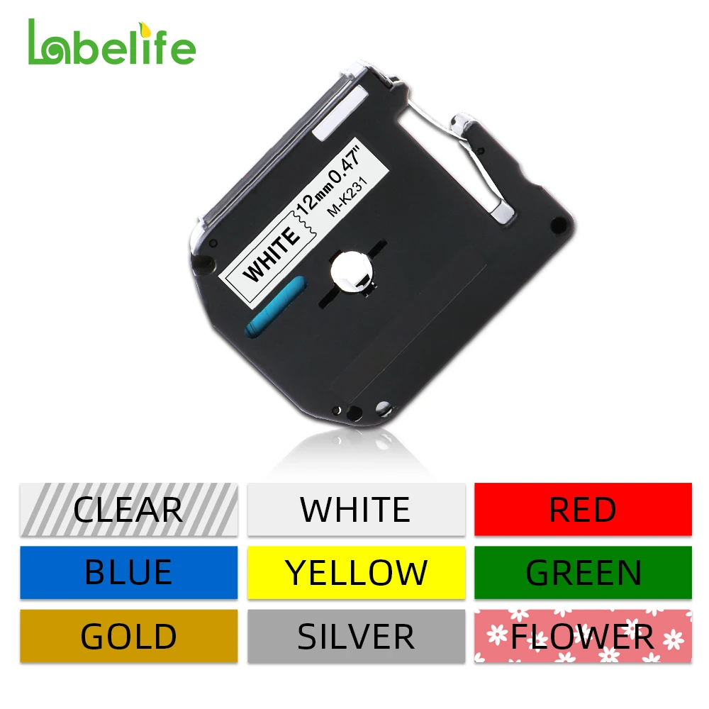 Флейта для смартфона Labelife совместима с Brother флейта MK131 MK 631 черного цвета на белом