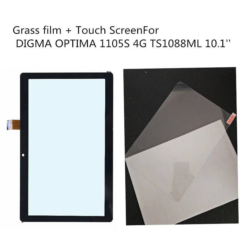

10.1'' inch Touch screen touch Panel Digitizer and Glass film Sensor Tempered Glass Screen for DIGMA OPTIMA 1105S 4G TS1088ML