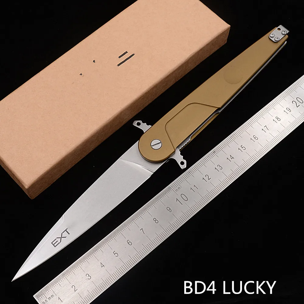 

JUFULE New BD4 Lucky N690 blade Aluminum Handle Washes hunt camp Pocket outdoor Survival kitchen EDC Tool Tactical folding knife