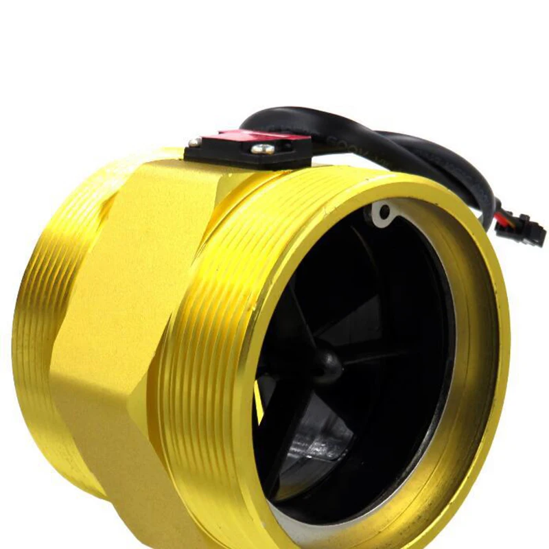 3 дюймов потока Сенсор турбинный расходомер счетчик зал метр|Датчики расхода| |