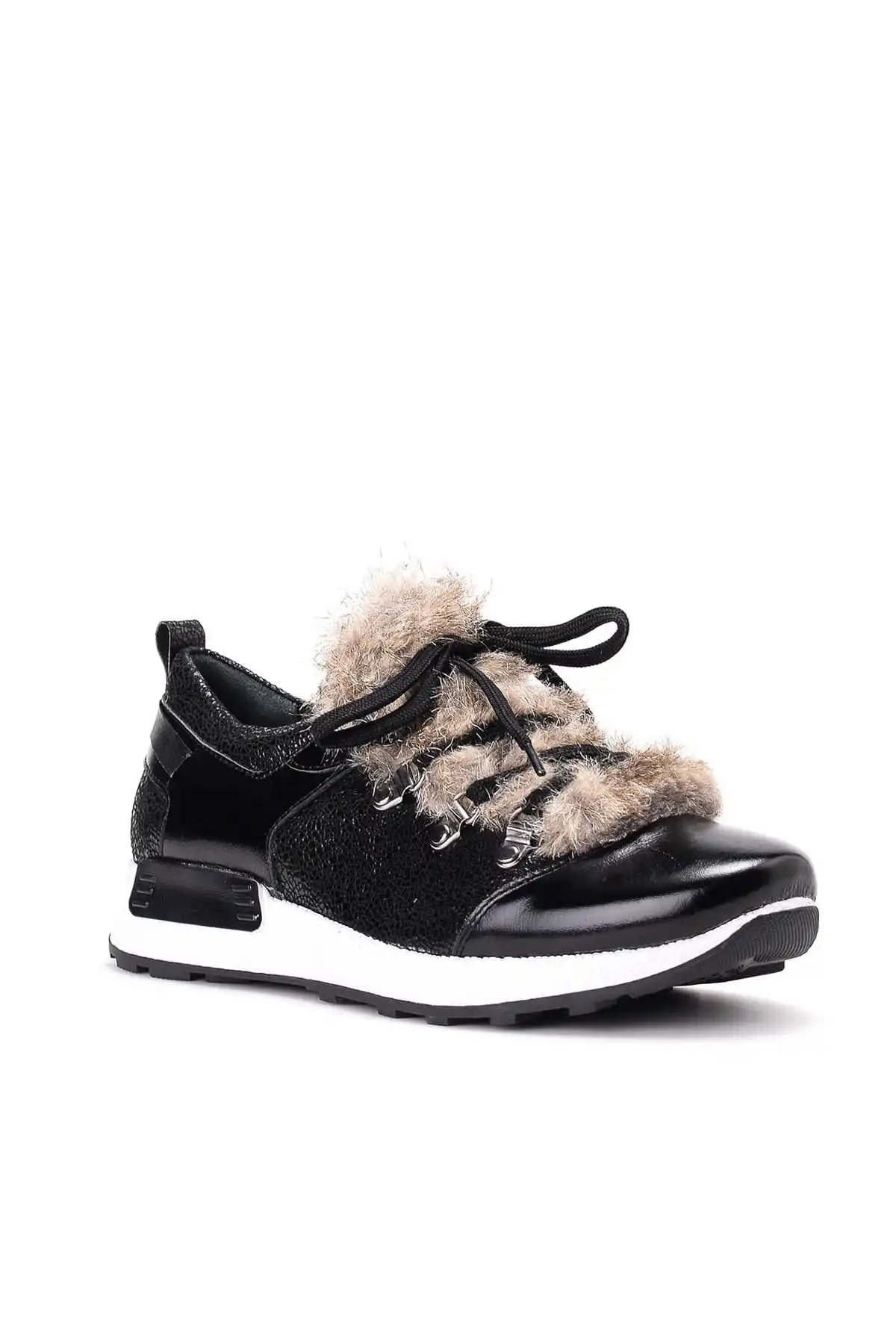 Черные женские кроссовки из натуральной кожи Derimod|Женские и кеды| |