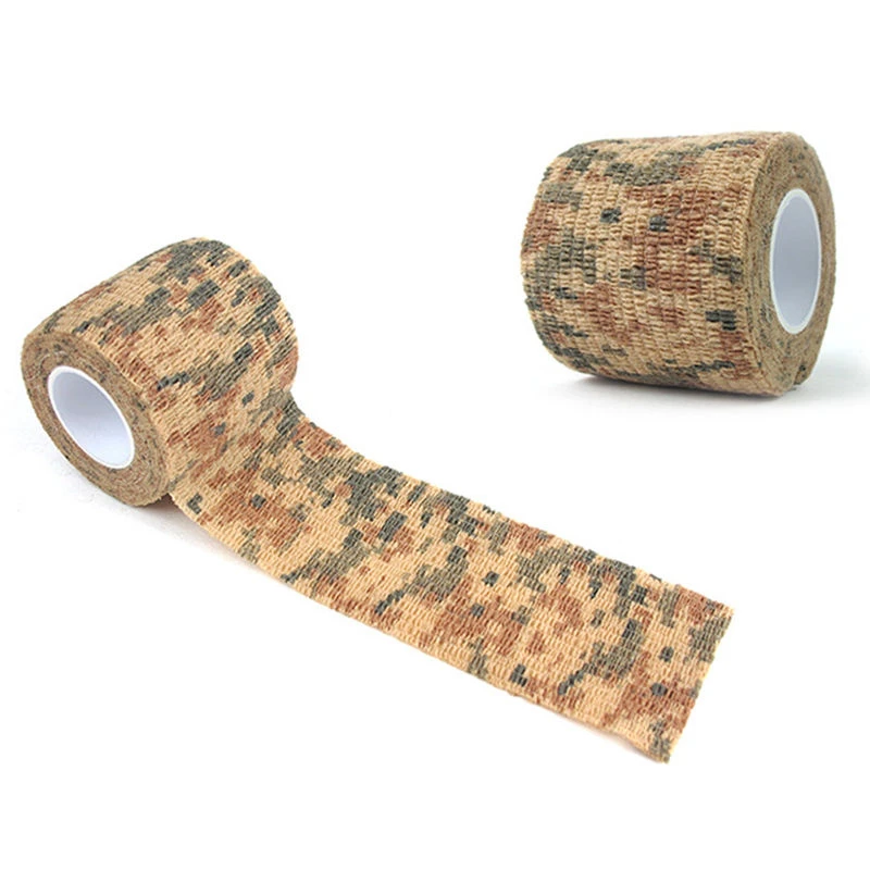 

Retractable Camouflage Tape Non-woven Self-adhesive Camouflage Hunting Tree Stand Waterproof Stealth Tape Camo Cycling Stickers