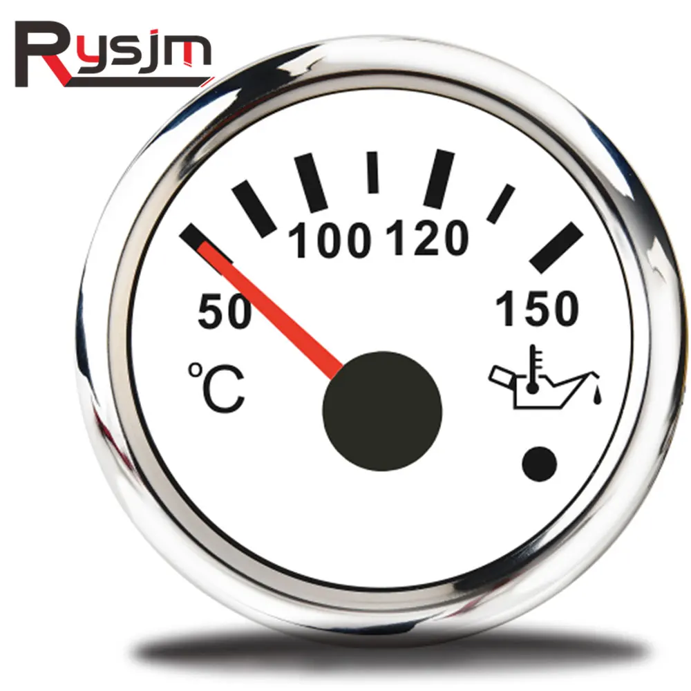 2 '❒ мм морской катер красный светодиодный измеритель температуры масла с