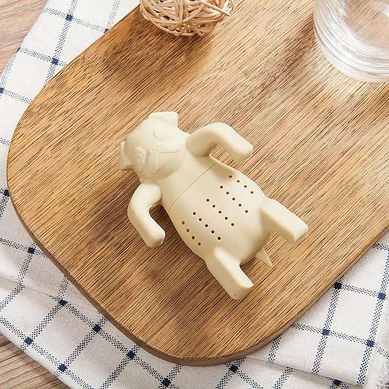 Высокое качество собака мопс форма чай Infusers кухонный инструмент мини пищевого