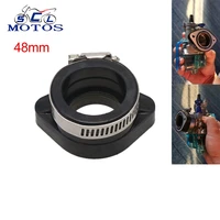 sclmotos motorcycle carb carburetor flange intake pipe adapter manifold for mikuni vm24 keihin koso 21 24 26 28 30mm pe26 28 30