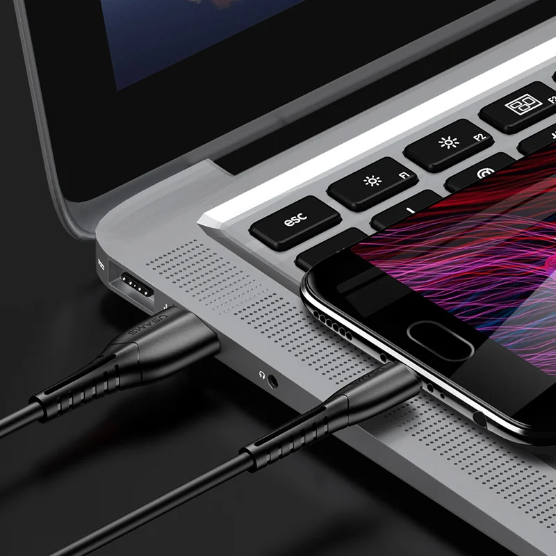 USAMS Micro usb кабель 0 25 м 1 Кабель microusb для Xiaomi Huawei Android micro мобильного телефона шнур