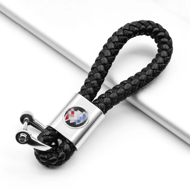 

Car parts business keychain anti-rust high quality aluminum braided rope pendant for Buick- HRV Encore Envision LaCrosse Regal