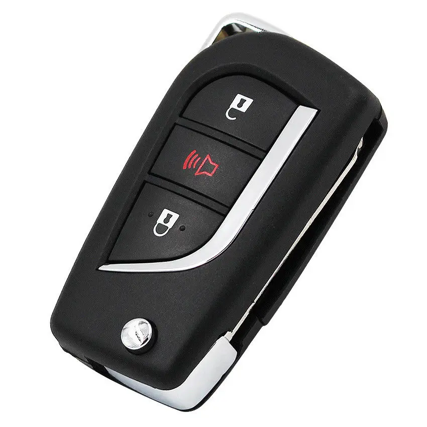 Обновленный 3 кнопочный дистанционный ключ для Toyota Camry Corolla Hilux 4D67Chip 433 92 mhz FCC ID:B41TA