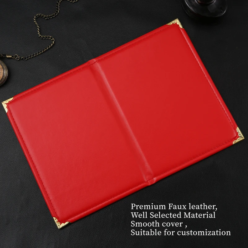 Пользовательский образовательный сертификат печать золотой Folio чистый