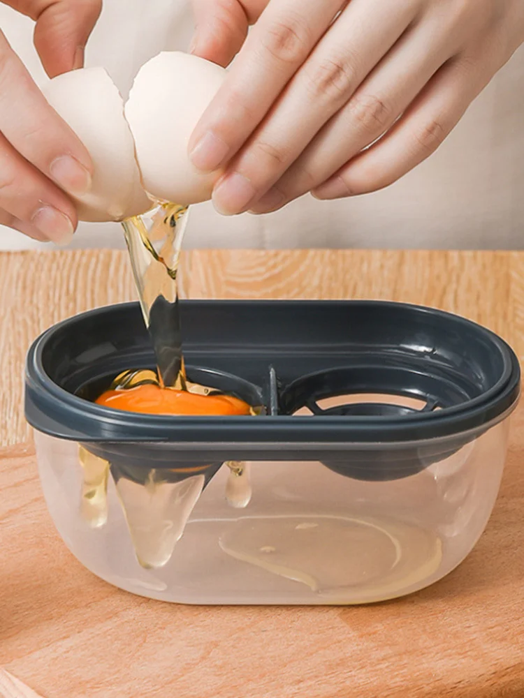 Пластиковый разделитель для яиц 3 цвета белый желток просеивание домашняя кухня