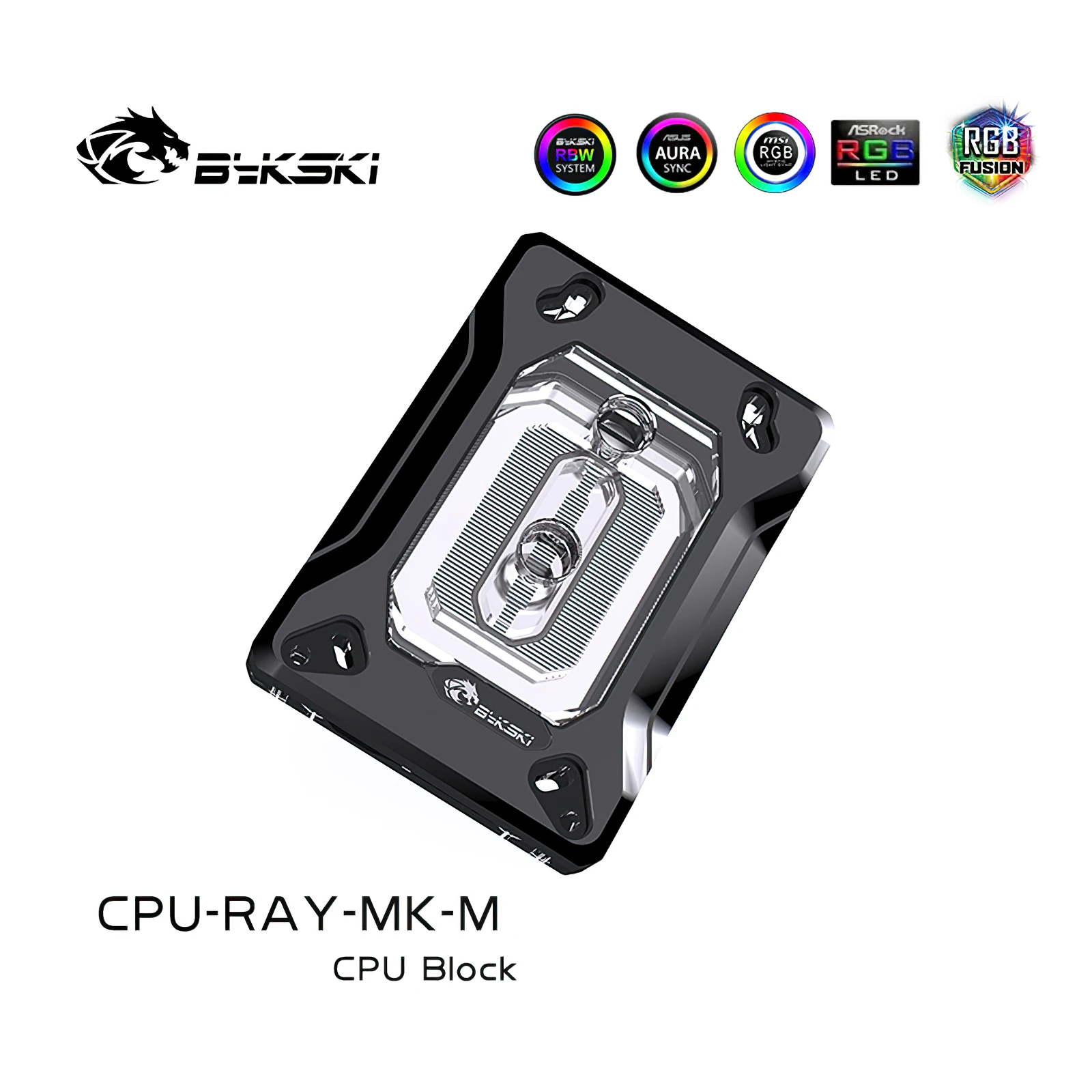 Bykski CPU Liquid Cooling RGB Block Cooler for AMD CPU-RAY-MK-M