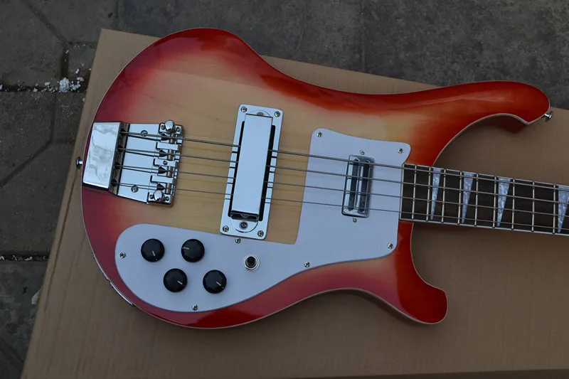 Горячая Распродажа высокое качество 4 аккорда электрический бас цвет CS двойной