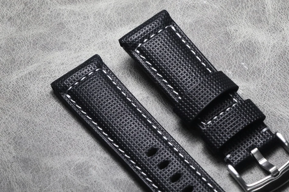 

20 21 22 24 26mm Handmade Thick Genuine Leather Watchband Watch Bracelet high quality Wristwatch Strap for Seiko Citize pam