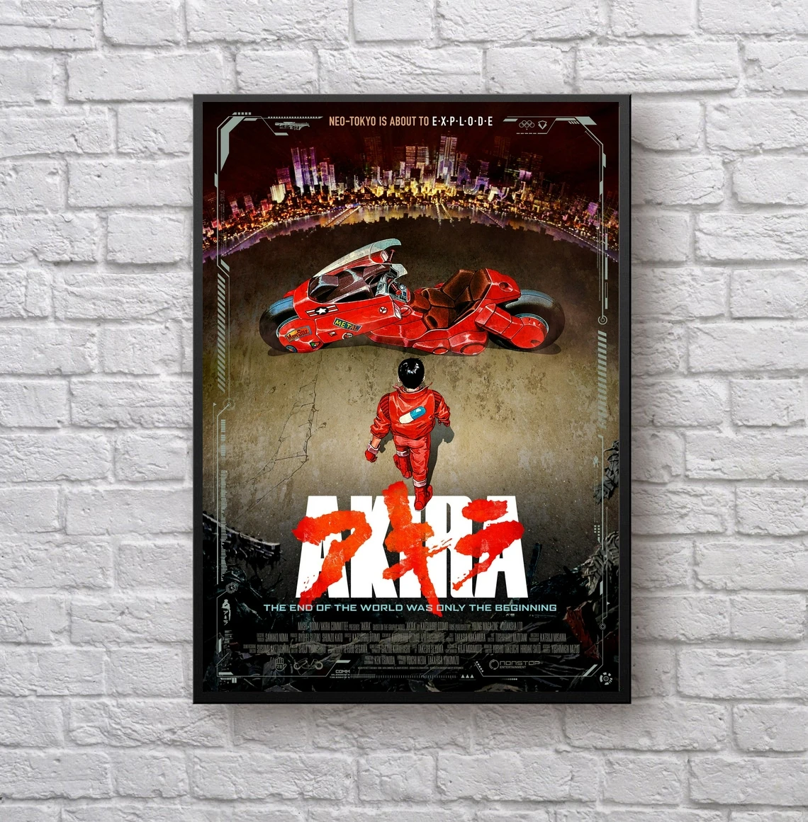 

Плакат из фильма Akira (1988), Холщовый плакат, домашний фотоальбом (без рамки)