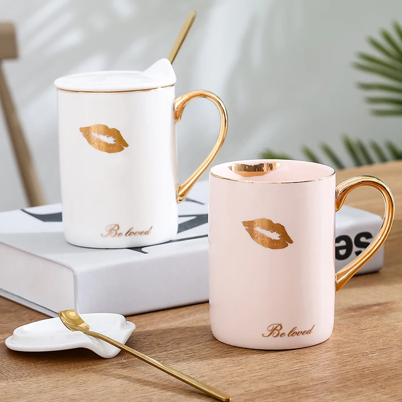 1 Чашка из керамики в стиле любовь, подарок, напиток молоко кофе, посуда для питья, подарок для друга, 11,8х11,5 см.
