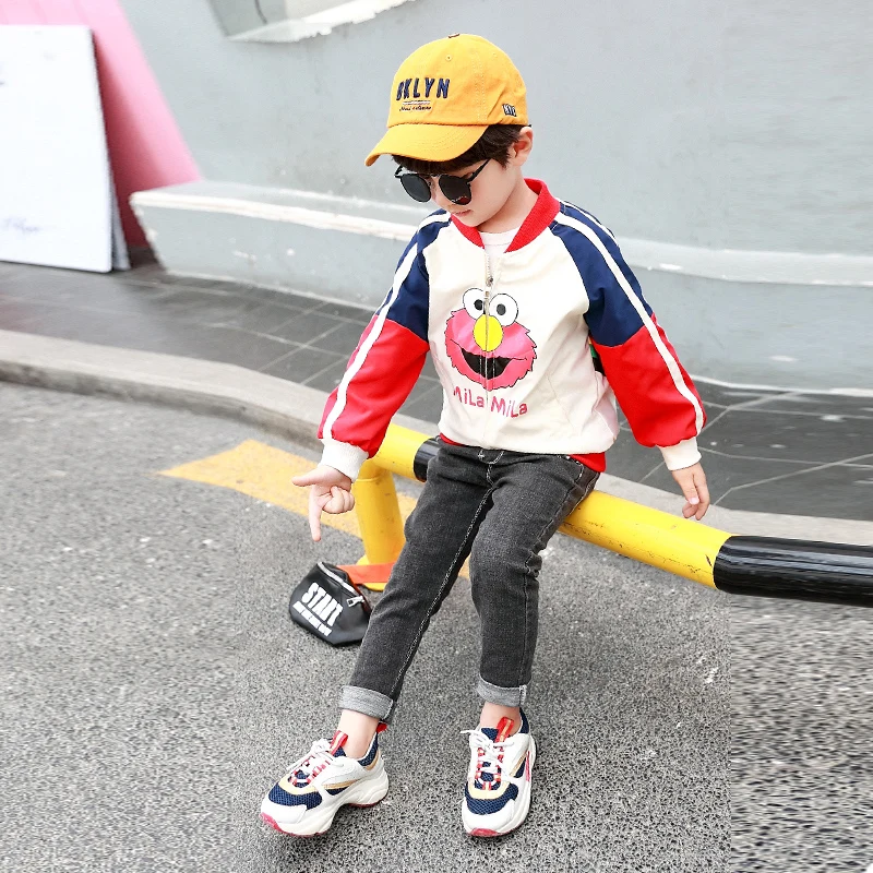 Детская куртка для мальчиков сезон весна-осень 2019 года Эксклюзивная одежда