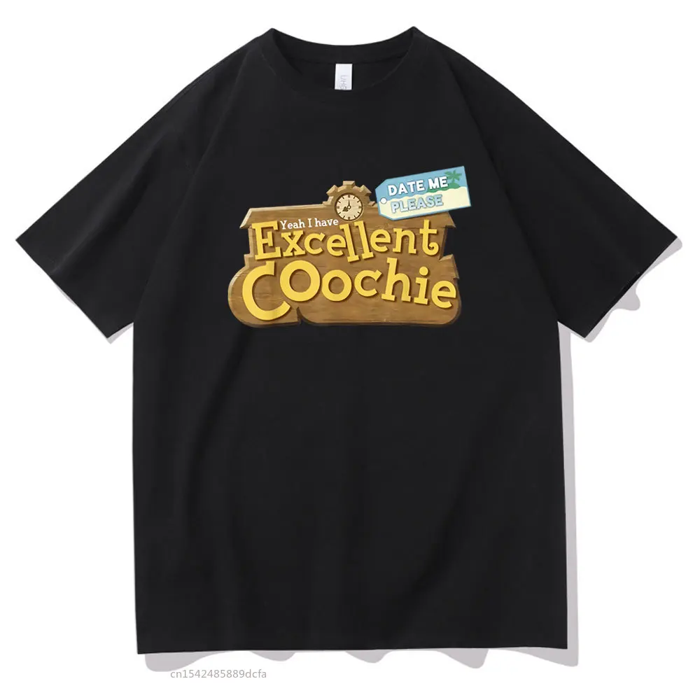 

Cartoons Manga Style Yeah I Have Excellent Coochie Print T-shirt Tee Funny Tops