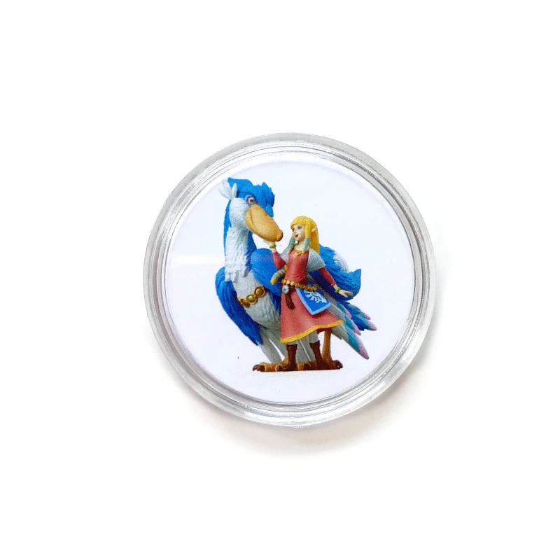 

Коллекционная монета The Legend Skyward Sword NFC Zelde и Loftwing, печатная карта NTAG215, чип для NS