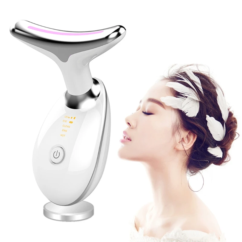 

Face Massager Anti Wrinkles High Frequency Vibration Anti Aging Reduced Puffiness Facial Device for Skin Tightening Lifting