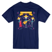 funny skeleton musician graphic day of the dead t shirt summer cotton o neck short sleeve mens t shirt new s 3xl