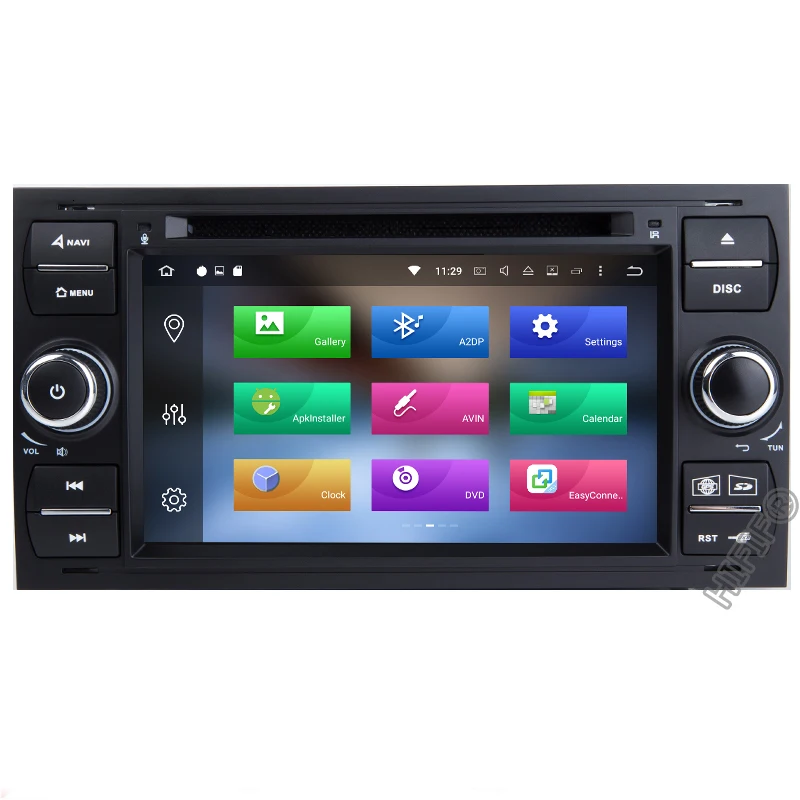 Автомобильный мультимедийный плеер IPS GPS Android10 2 Din для Ford/Mondeo/Focus/Transit/C-MAX Авто Радио