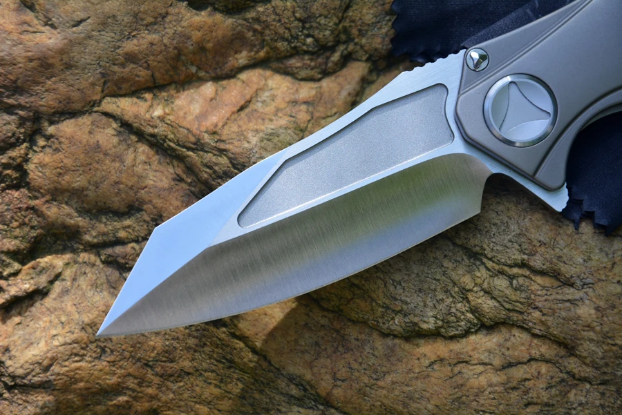 Кевин Джон матрица Керамический шарикоподшипник Флиппер папка S35VN лезвие TC4