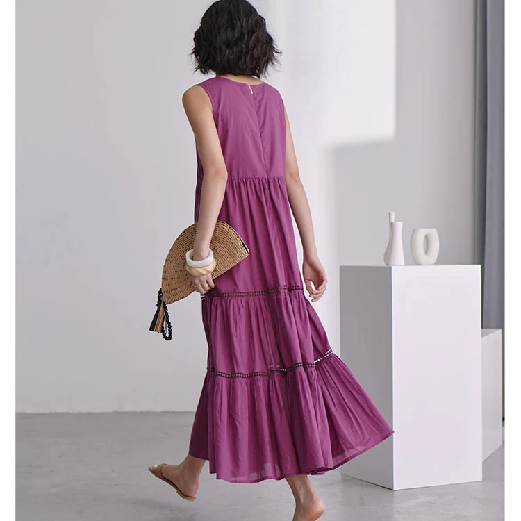 Повседневное длинное летнее женское платье 2019 богемное сексуальное без рукавов