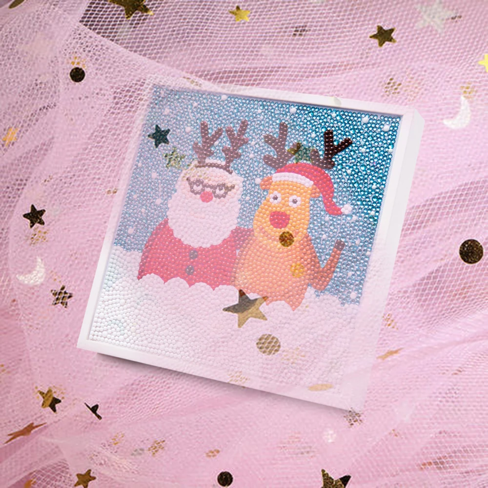 EverShine DIY Diamond Painting Special Shape Cartoon Christmas Embroidery Mosaic Santa Claus Handwork Wall Decoration | Дом и сад