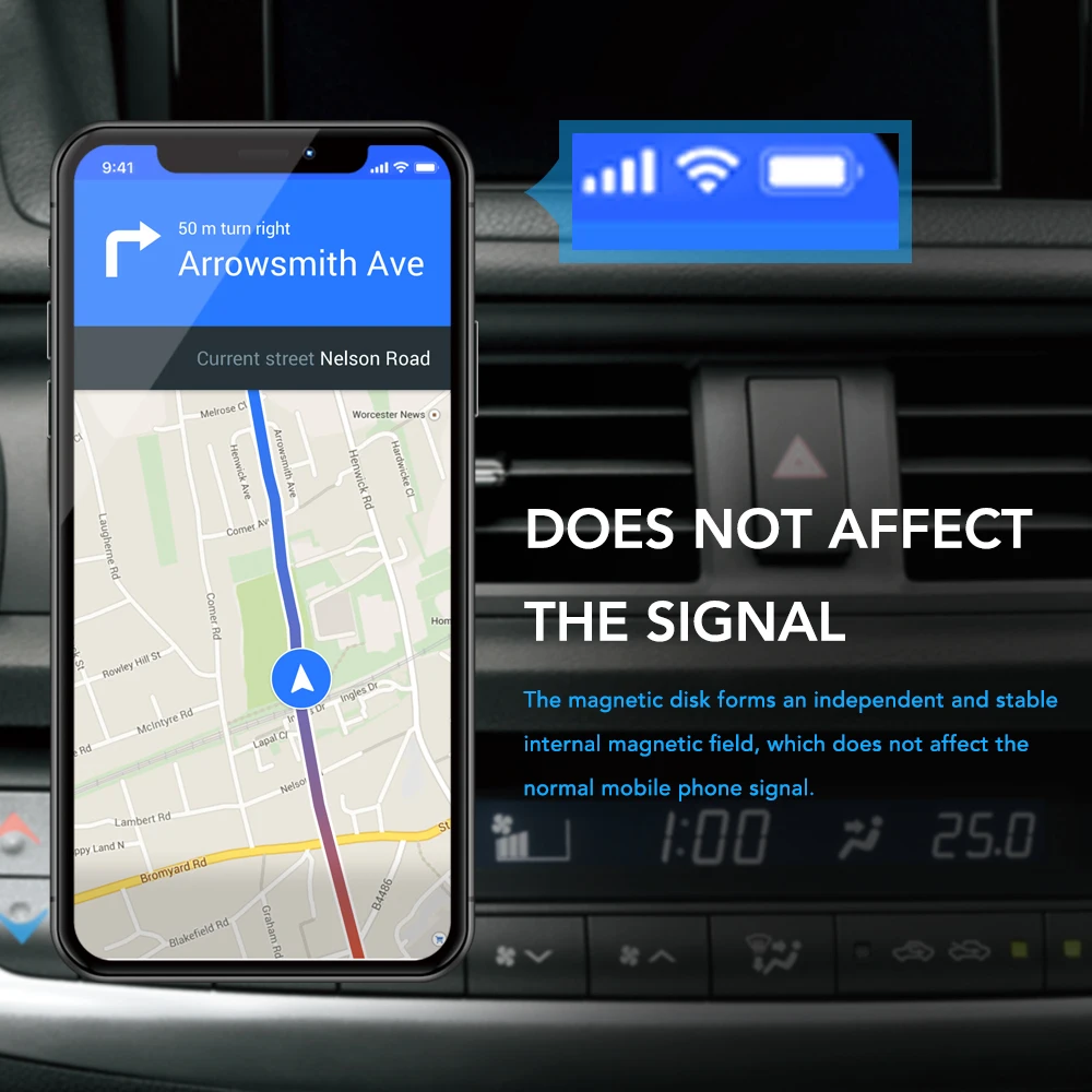 Магнитный автомобильный держатель для телефона Подставка opel astra j peugeot 308 407 tesla model