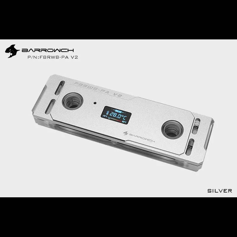 

Barrowch FBRWB-PA V2,pc water cooling RAM memory heat sink cooler cover water block digital display screen norm FBRWB-PA V2 F