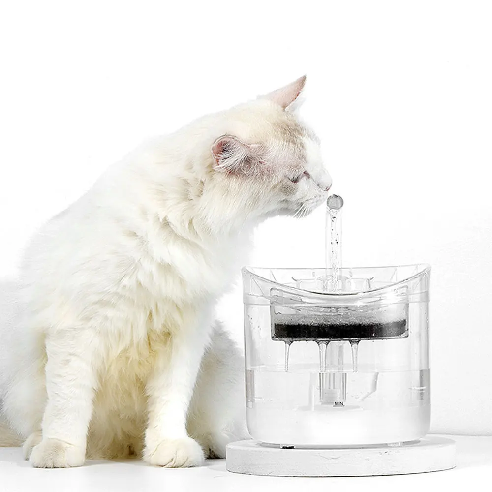 

1Pc Smart Pet Water Dispenser Auto Cycle Style Drinking Fountain (Plug)