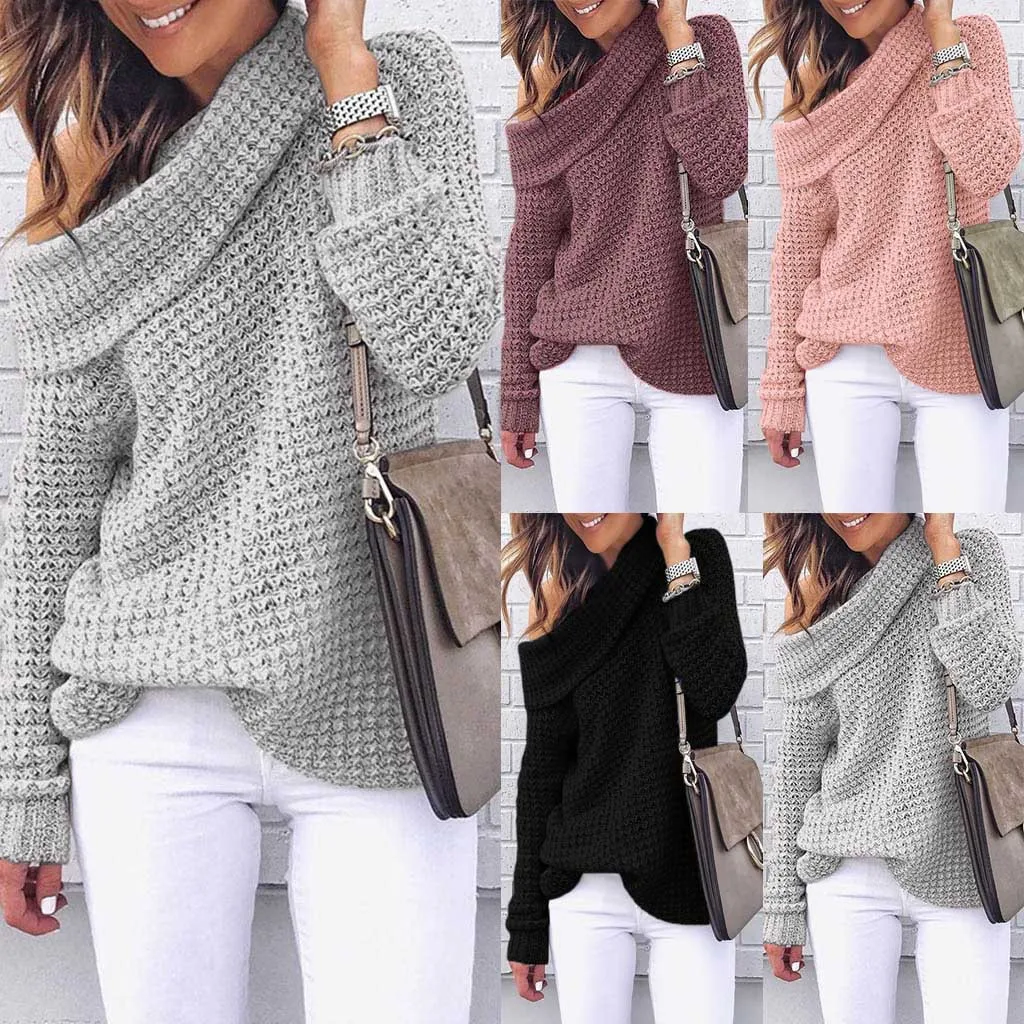 Женская водолазка с высоким воротом женская трикотажная блузка длинным рукавом