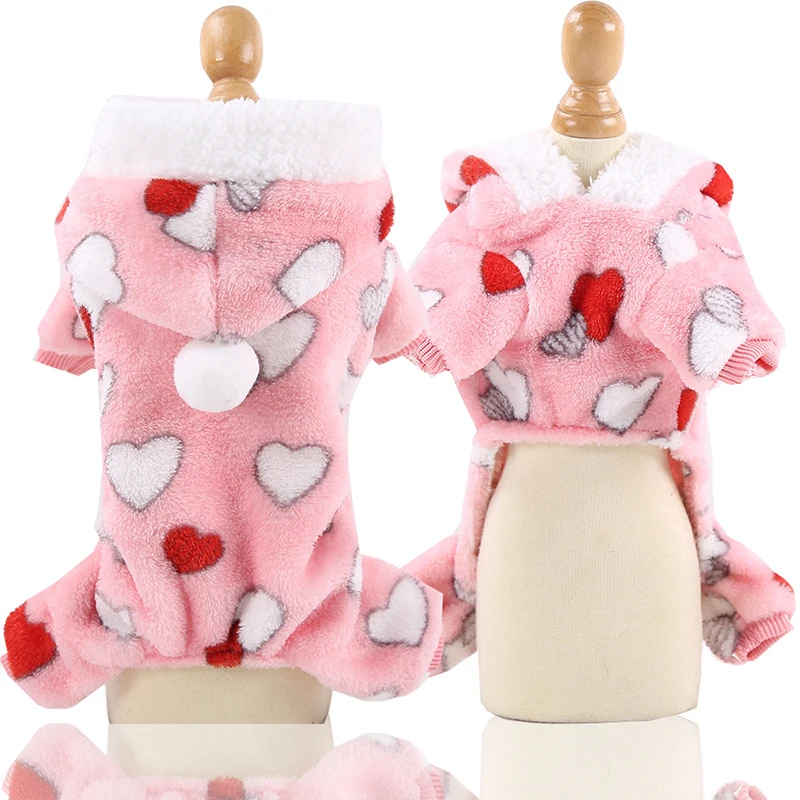 

Soft Warm Pet Dog Clothes for Dogs Jumpsuits Fleece Dog Coat Jacket Pet Pajamas Chihuahua Clothing for Dogs Outfit Pets Clothing