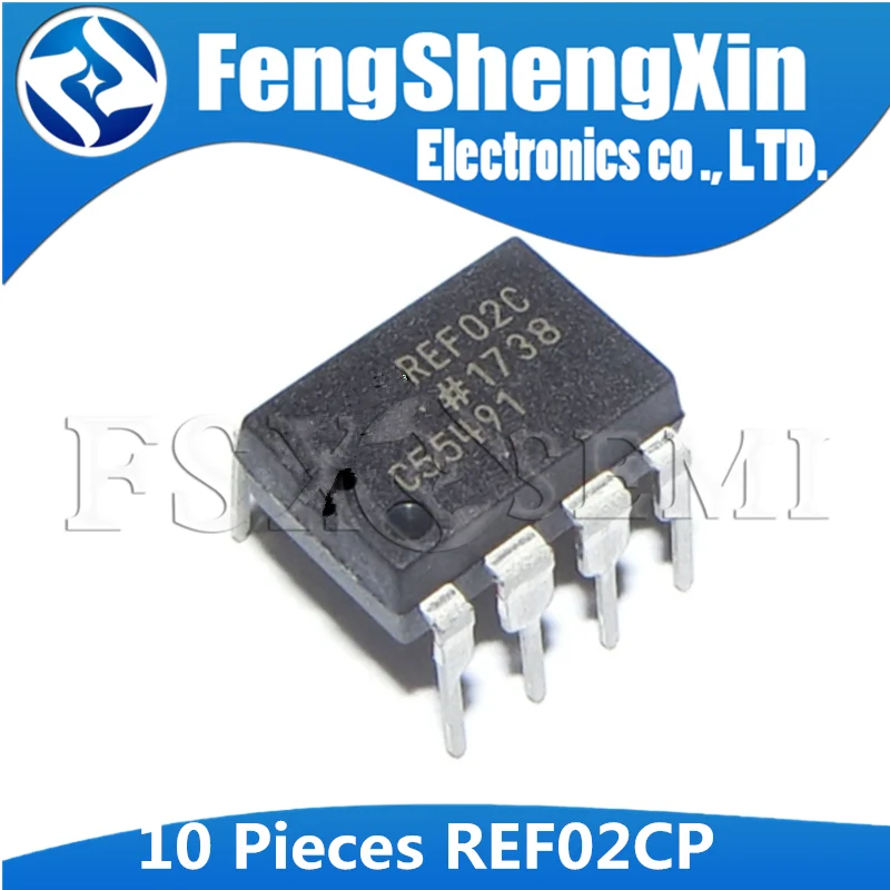 10 шт., REF02CP DIP8, REF02 DIP-8, REF02C DIP + 5 В, прецизионное Опорное напряжение/температура, Trangsducer IC