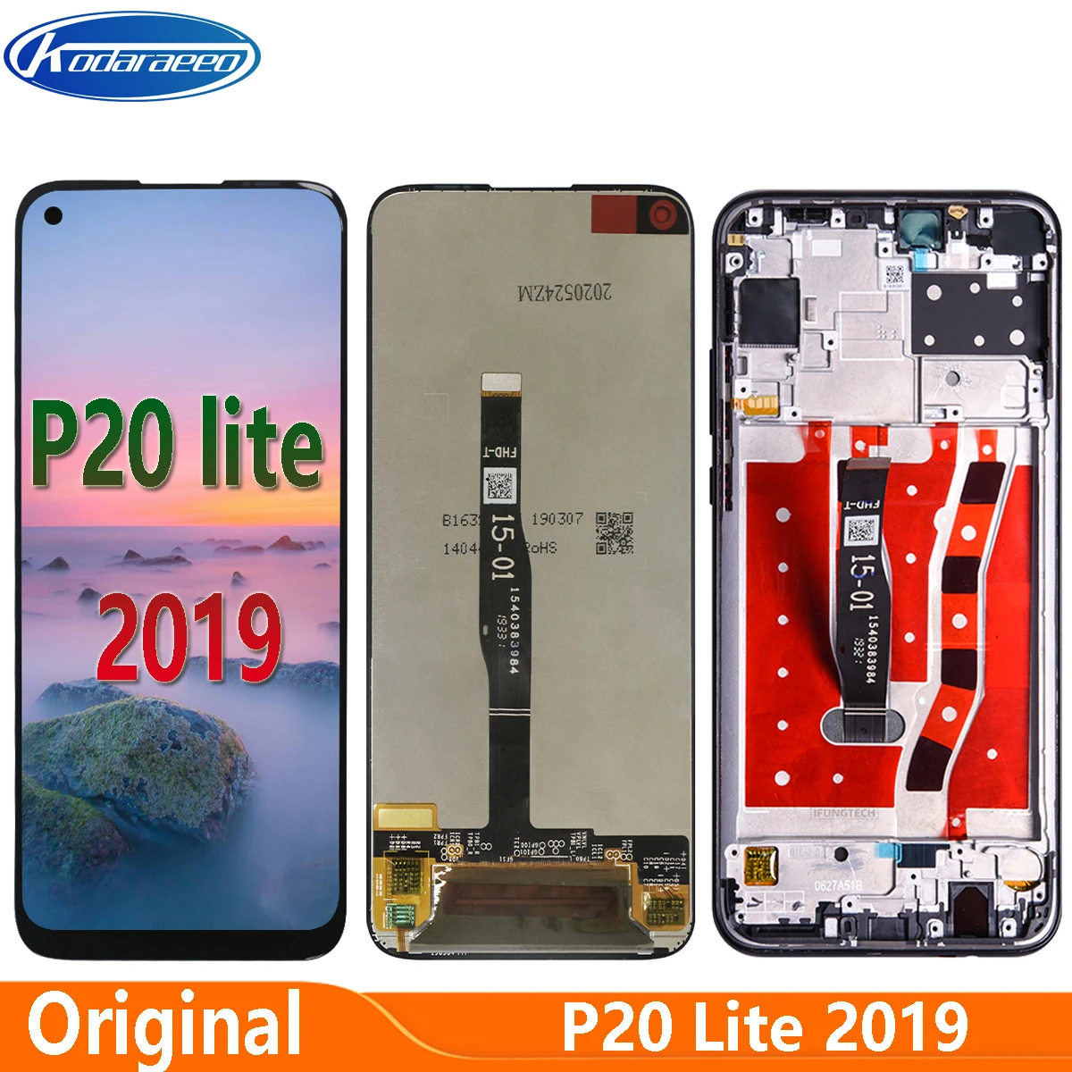 

6.4" For Huawei P20 Lite 2019 CDY-AN90 LCD Display With Frame Touch Screen Digitizer Assembly
