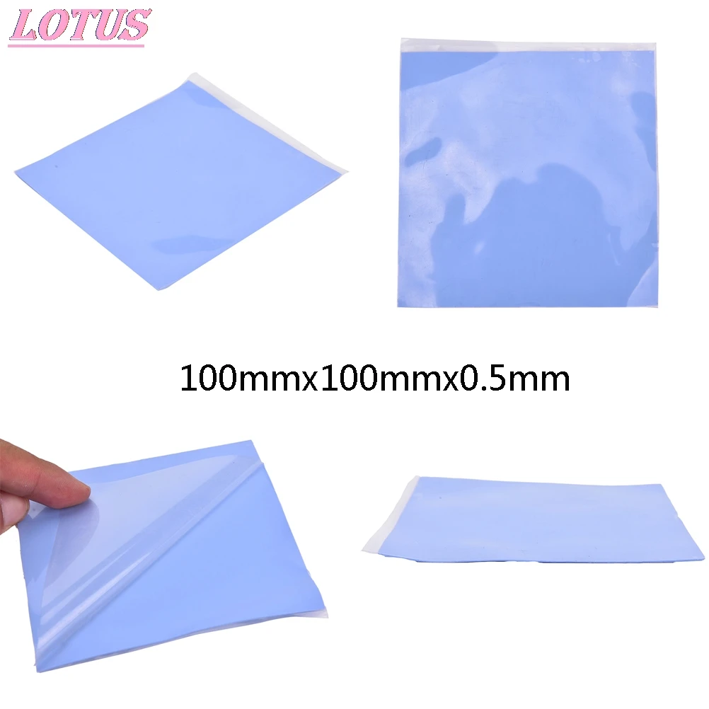 

Silicone Thermal Pad Heat Sinks Thermal Pad GPU CPU Heatsink Cooling Conductive Pads Thermal Grease Cooling Pad